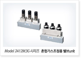 Model 2412MG3G 시리즈 (혼합가스조정용 밸브 unit)
